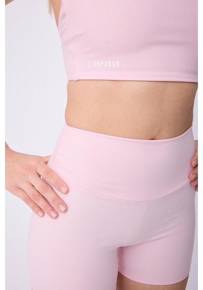 Hıghrıse Comfortflex Yüksek Bel Atletik Spor & Aktif Yaşam Şortu-2668 Pembe
