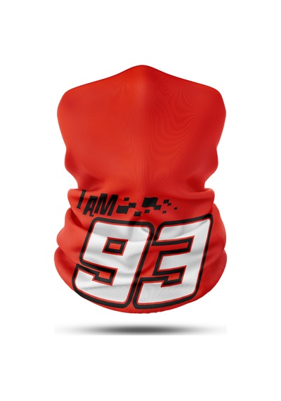 Dair 93 Desenli Motosiklet Bandana Boyunluk Outdoor Balaklava