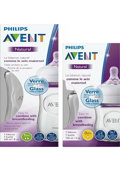 Philips Avent Natural Cam Biberon Seti 2'Li (240 ML + 120 ML) Philips Avent Natural Cam Biberon Seti 2'Li (240 ML + 120 ML)