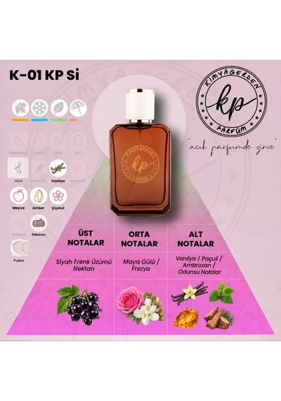 KP K-01 Kadın Parfüm EDP 50 ML