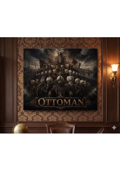 Bybars Osmanlı İmparatorluğu Duvar Tablosu 40x50 Cm 3mm Forex Pvc Baskı Tarihi Osmanlı Sultanları Dekoratif Tablo Salon Ofis Erkek Odası Duvar Dekoru