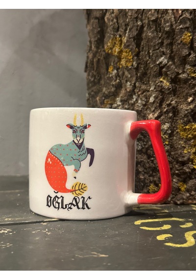 Oğlak Burcu Tasarım Kupa