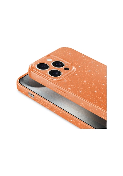 Ariatech Apple Uyumlu iPhone 15 Pro Max Kamera Korumalı Simli Lüks Koton Kılıf-pembe Koyu Pembe Koyu