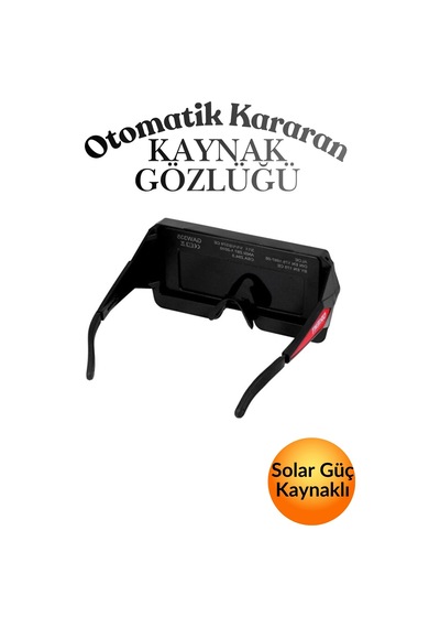 Otomatik Kararan Kaynakçı Gözlüğü Kaynak Maskesi Koruyucu Güvenliği Gözlük Kaynak