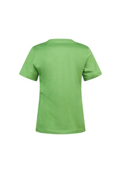 2as Alone Baskılı V Yaka Kadın T-shirt 406 Yeşil