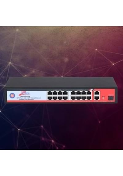 Ztech Zr-p1602fn 16+2+1 Poe Switch 260w +2 10/100/1000 Sfp Koli Adet 8