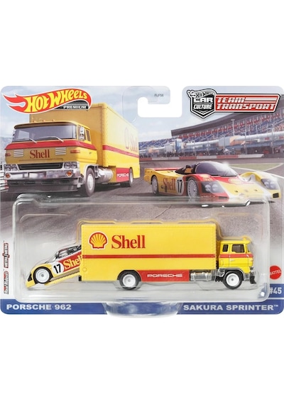 Hot Wheels Team Transport Premium Shell Porsche 962 Sakura