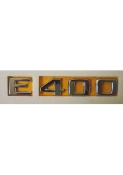 Mercedes Uyumlu Yazı E 400 Krom