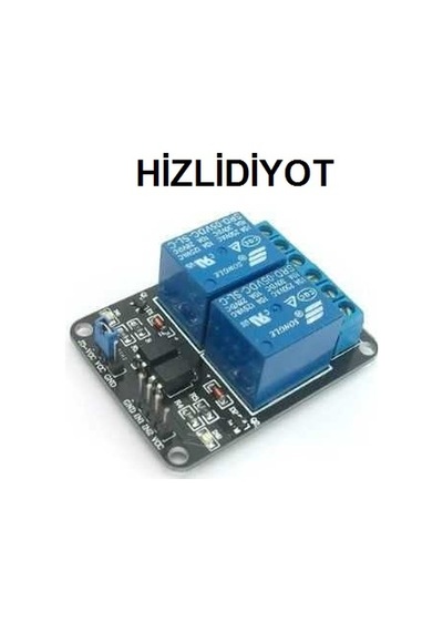 5V 2Kanal Röle Kartı Arduino Uymlu Raspberry Uyumlu