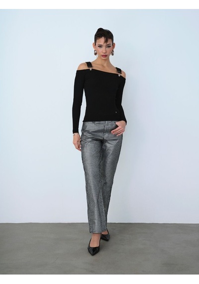 LOFT Slim Fit Kadın Kazak Lf2038514 Q1.v1 Siyah
