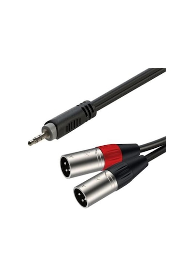 3.5Mm Stereo - 2xXlr Erkek 3 Mt - Roxtone Rx-K13603