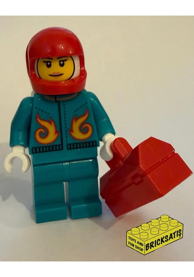 Orjinal Lego Minifigür Stunt Driver
