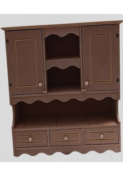 Hobi Adn 90357 Mutfak Dolap Terek Klasik Model Cnc Kesim Ahşap Mdf Ham El Yapım