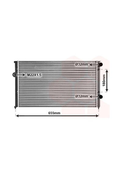 Cooltec Cool-10vwg302m 1ho121253be, 1h0121253b Su Radyatöru