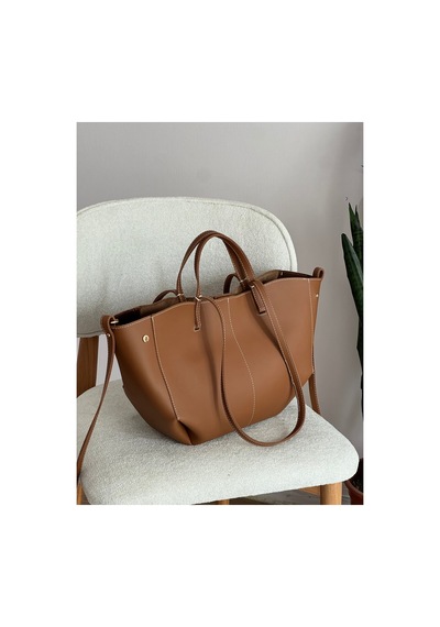 Na Nura Collection Taba Kadın Polen El Ve Omuz Çantası Taba - 787190253 Taba