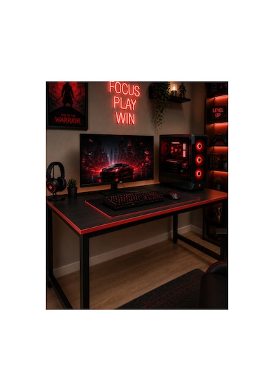 Siyah Kırmızı Oyuncu Masası 60x120, Çalışma Masası, Bilgisayar Masası, Gamer Masa, Metal Ayaklı Siyah/kırmızı Siyah Kırmızı Oyuncu Masası 60x120, Çalışma Masası, Bilgisayar Masası, Gamer Masa, Metal Ayaklı Siyah/kırmızı