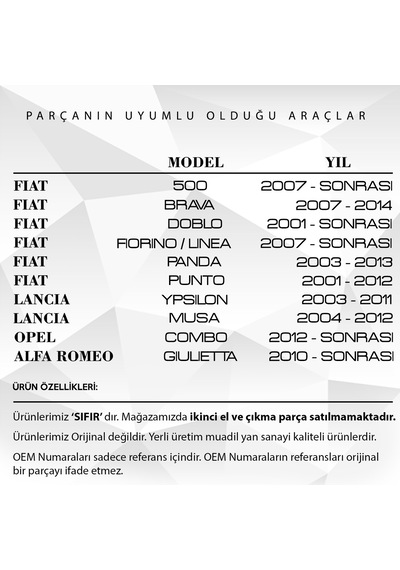 Fiat Fiorino, Opel Combo için Çelik Jant Bijon Civatası