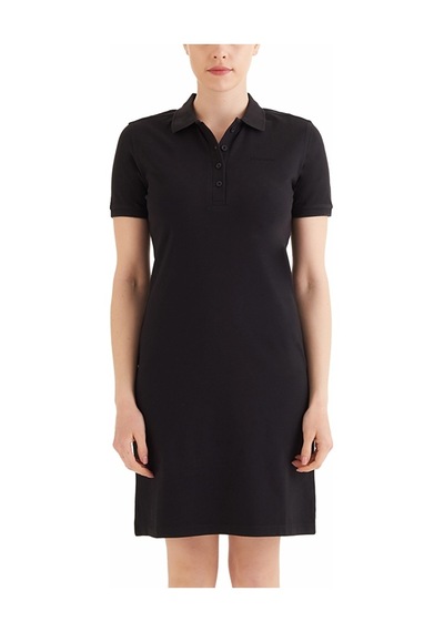 Columbia Csc Basic Polo Dress Kadın Kısa Kollu Elbise Cs0378-010 Siyah
