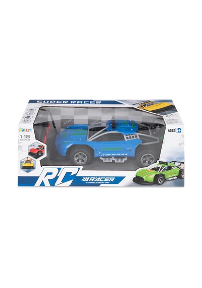 Şarjlı Ve Darbeye Dayanıklı Rc Araba - Super Racer 1:18 Off-road Mavi