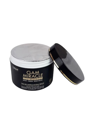 Gam Miracle Güçlü Parlak İpeksi Saçlar İçin Saç Bakım Maskesi 400 ML