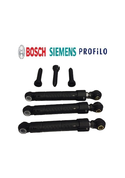 Bosch Uyumlu Çamaşır Makinası Amortisör Logixx 8 Kg (3'Lü Set) - 530925354