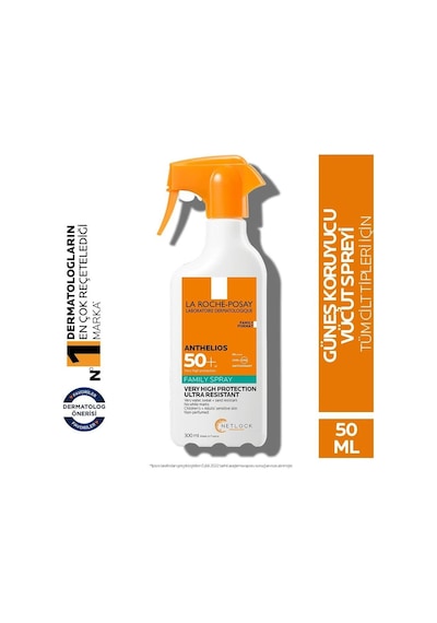 La Roche-Posay Anthelios Family 50 Faktör Sprey Güneş Kremi 300 ML