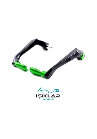 Arora Elegant Manet Koruma Karbon Detaylı Yeşil Renk-ımk035