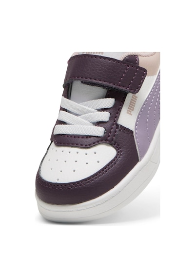 Puma Caven 2.0 Block Ac+ Beyaz Kız Çocuk Sneaker Beyaz-mor-lıla Çok Renkli