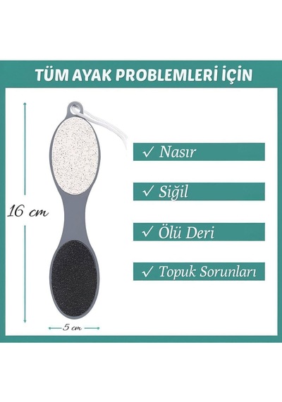 4 Fonksiyonlu Topuk Törpüsü Ayak Bakım Seti 4 İn 1 Set, 7480000717550