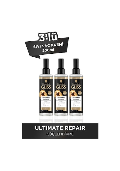 Sıvı Saç Kremi 200ml Ultimate Repair X3