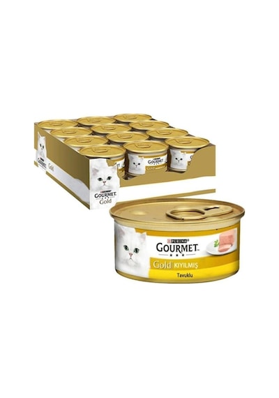 Gourmet Gold Kıyılmış Tavuk Etli Yetişkin Kedi Yaş Mama 24x85g
