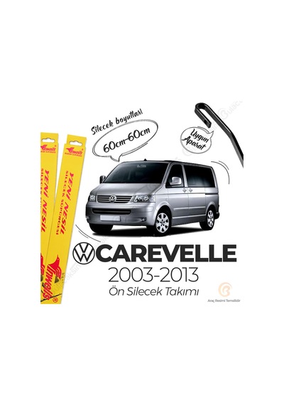Volkswagen T5 Caravelle Muz Silecek Takımı 2003-2013 İnwells