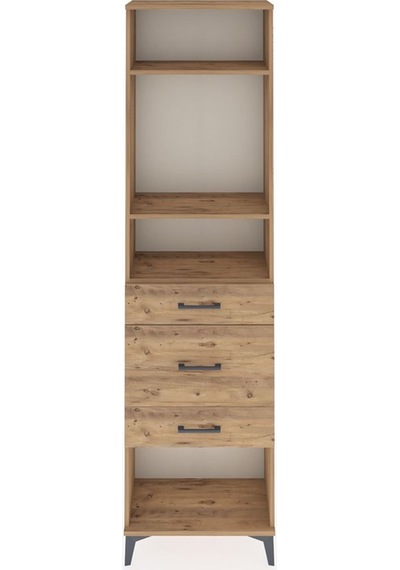 Arges Dolap 3 Raflı 3 Çekmeceli 60x30x221 Çam-çam Atlas Çam Arges Dolap 3 Raflı 3 Çekmeceli 60x30x221 Çam-çam Atlas Çam