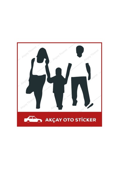 Aile Family Sticker Araba Sticker Oto Sticker Aile Sticker
