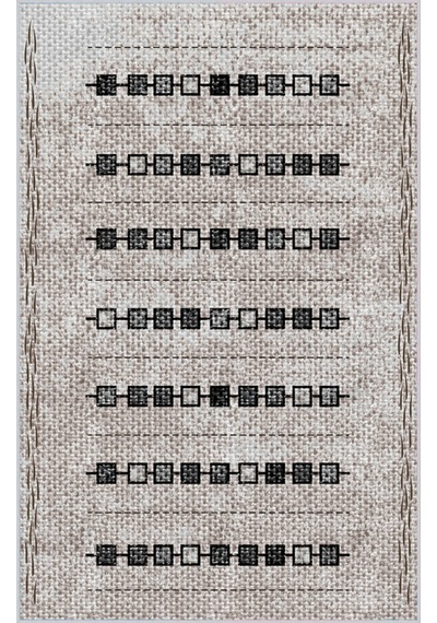 Rovigo Home Dijital Baskı Yıkanabilir Kaymaz Taban Salon Halısı RVG0143-SD1015 Çok Renkli