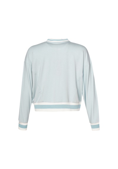 Hummel Farah Fermuarlı Sweatshırt 922175-9950 Mavi