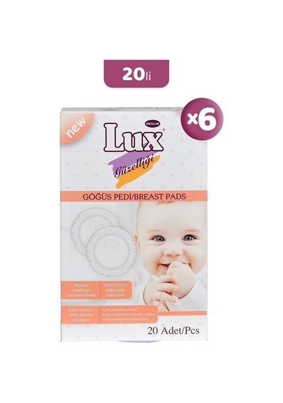 Lux Göğüs Pedi 20 Li X 6 Paket