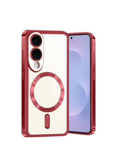 Samsung Galaxy S25 Uyumlu Edge Kross Magneticsafe Kapak - Kırmızı