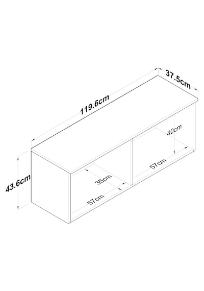 Rani Ea143 Portmanto Üst Modülü Çok Amaçlı Dolap Sepet Ceviz - Beyaz Beyaz - Sepet Ceviz Rani Ea143 Portmanto Üst Modülü Çok Amaçlı Dolap Sepet Ceviz - Beyaz Beyaz - Sepet Ceviz
