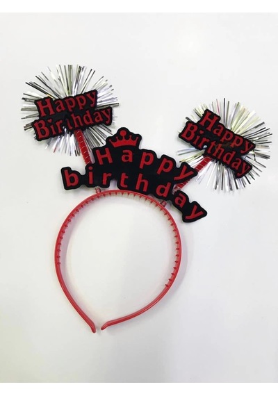 Mey İthalat Happy Birthday Neon Renk Doğum Günü Tacı 12 Adet "
