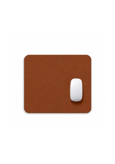 Microcase Dikdörtgen Tasarım Bilgisayar Laptop Deri Mouse Pad 25x21 Al5591 Taba