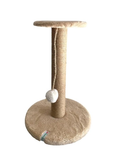 Pet Stepli Kedi Tırmalama Tahtası Bej