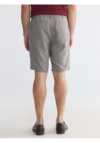 Lcwaıkıkı Classic Kahverengi Regular Fit Keten Karışmlı Erkek Şort