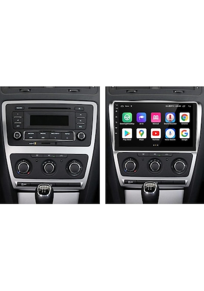 Skoda Octavia Android Multimedya Sistemi 4-64 Clarion 2004-2013