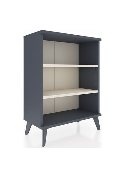 Arges Komodin 2 Raflı 2 Kapaklı 60x30x80 Antrasit-aytaşı Antrasit