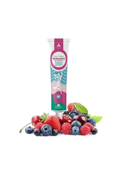 Ben & Anna Florürlü Yaban Mersini Aromalı Diş Macunu 75 Ml Ferah Nefes Vegan