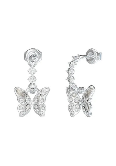 Guess Jgujube04111jwrhtu Kelebek Kadın Küpe Metalik