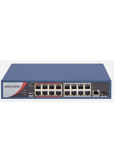 Ds-3e0318p-e/m 16fex1ge+1ge/sfp 130w Poe Switch