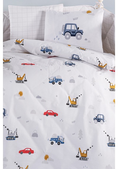 Ranforce Bebek Uyku Seti - Digger Cars