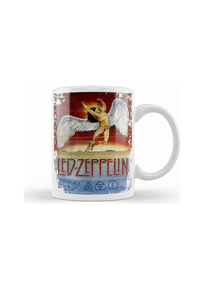 Led Zeppelin Kupa Bardak Porselen No24887 Karışık